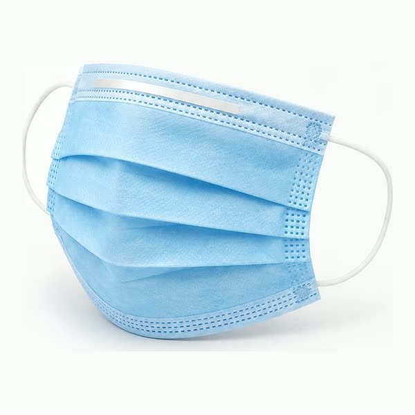 Cubreboca Plisado Azul 3 Capas VANTERIS
