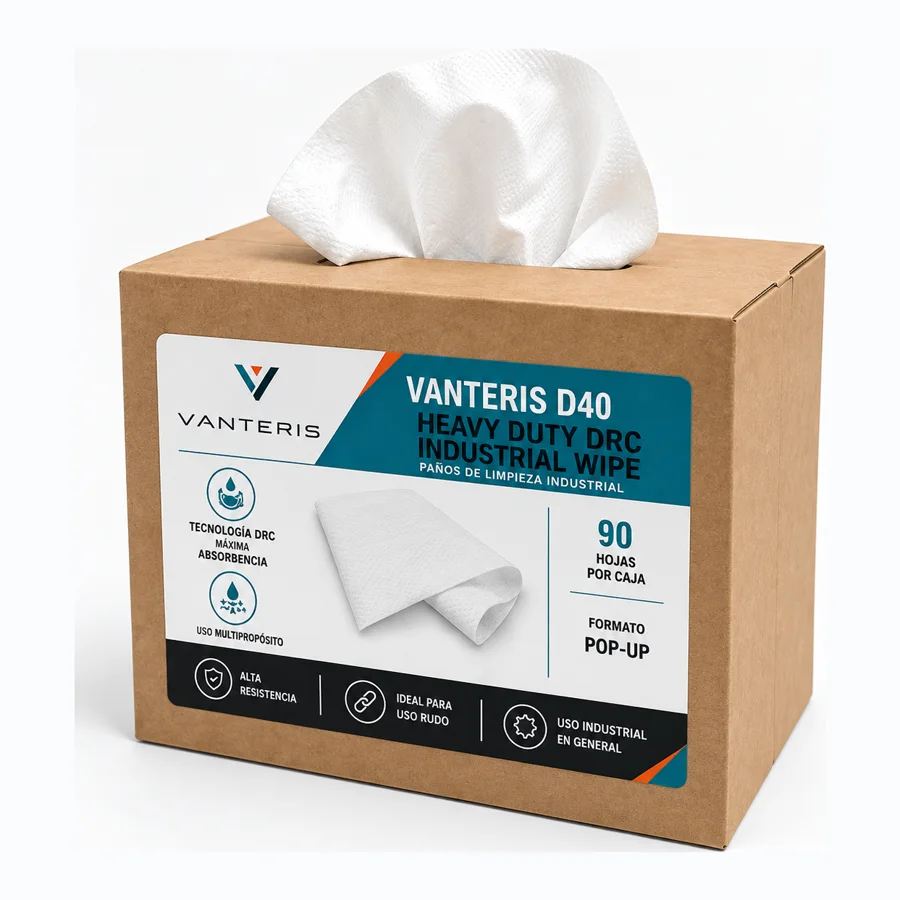 VANTERIS D40 paño industrial DRC heavy duty 9 × 16.5 in